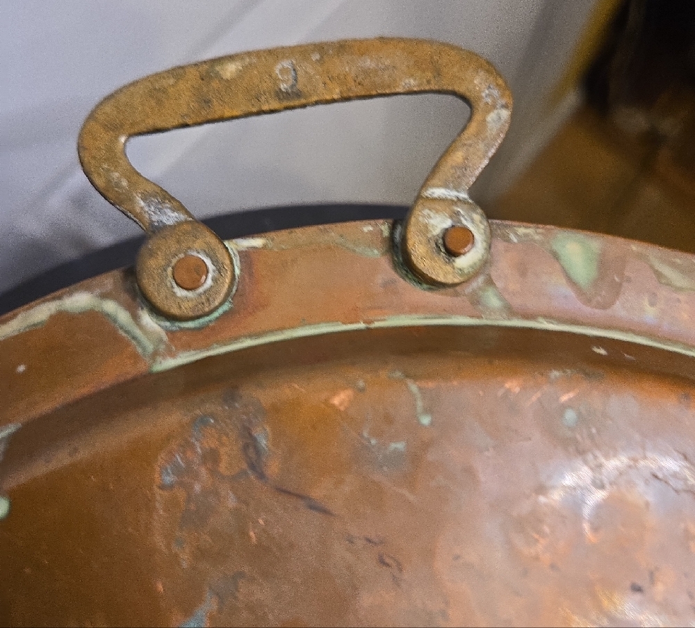 Joseph Heinrichs Paris New York Pure Copper Chafing Dish with Lid And Platter - Picture 12 of 16